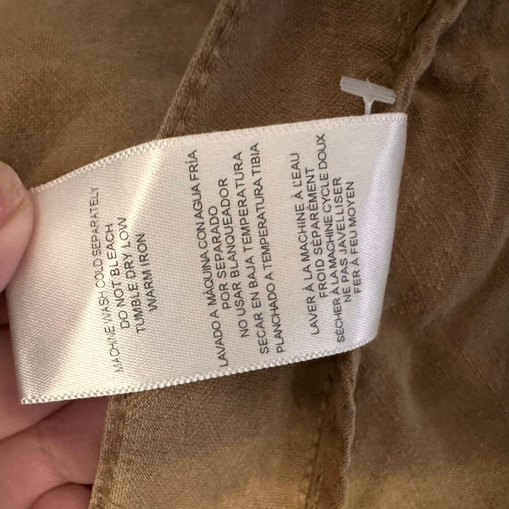 Kut From the Kloth size 8 Charlotte Crop Wide Leg Trouser Pants Linen Blend NEW - Picture 9 of 9